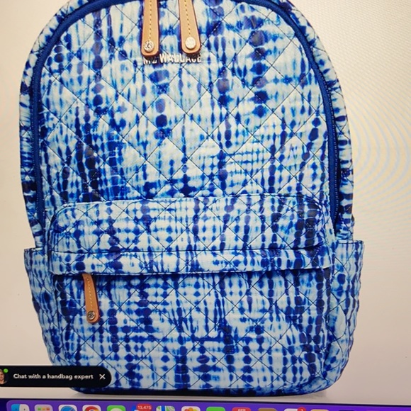 Brand New Mz Wallace City Metro Backpack Shibori Print - Picture 9 of 9